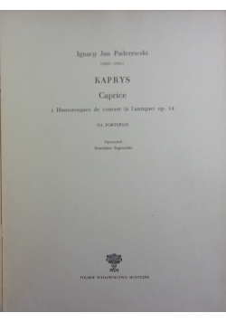 Kaprys na fortepian