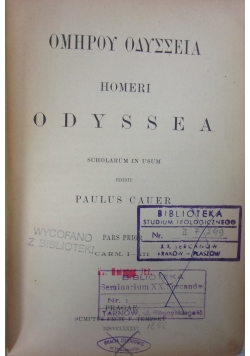 Odyssea, 1886r.