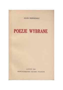 Poezje wybrane 1946r