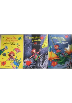 Tajemnica Piramidy czyli Lili na tropie mumii/Szkoła do gory nogami czyli czarodziejskie sztuczki Lili/Obłaskawić smoka czyli Lili podróżuje w czasie