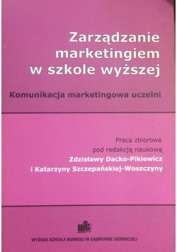 Zarządzanie marketingiem w szkole wyższej