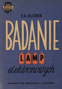 Badanie lamp elektronowych