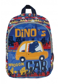 Plecak dziecięcy duży Dino's Car STREET