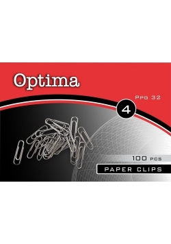 Spinacze do papieru 32mm srebrne 100 sztuk x 10 pudełek