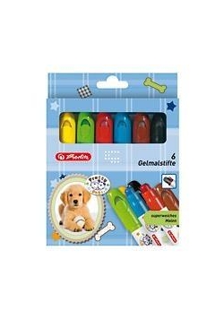 Kredki żelowe Pretty Pets 6 kolorów