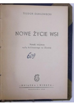 Nowe życie wsi, 1950 r.