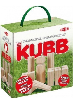 Kubb w kartonowym pudełku