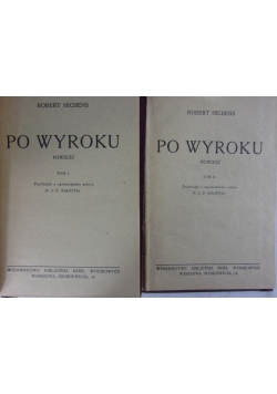 Po wyroku, tom 1 i 2, 1926 r.