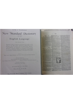 The New Standard Dictionary, 2 Tomy, 1947 r.