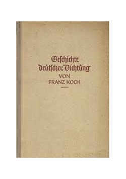 Geschichte deutscher dichtung, 1937 r.
