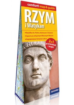 Rzym i Watykan laminowany map&guide 2w1: przewodnik i mapa