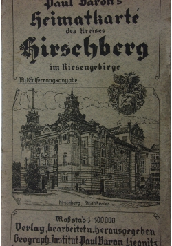 Paul Barons Heimatkarte des Kreises Hirschberg