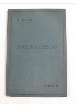 English lessons. Part II, 1911 r.