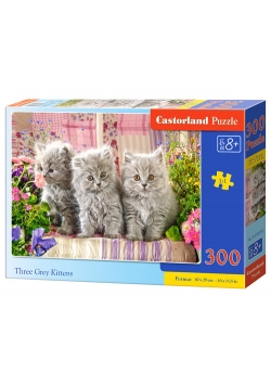 Puzzle Three Grey Kittens 300
