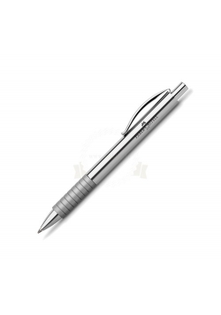 Długopis błyszczący Basic Metal srebrny
