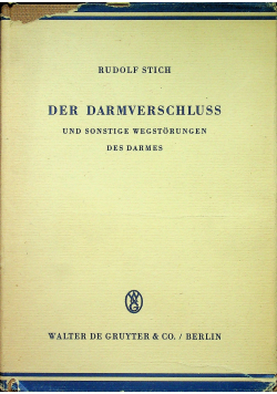 Der darmverschluss
