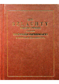Spis Szlachty Królestwa Polskiego reprint z około 1954 roku