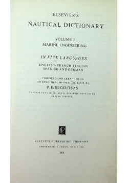 Elsevier s nautical dictionary