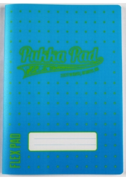 Zeszyt A5/60K kratka Neon blue PUKKA