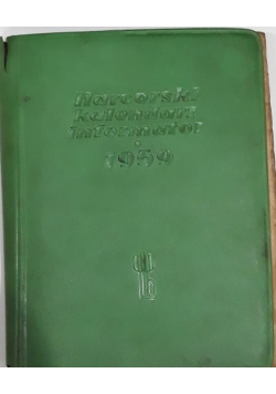 Harcerski kalendarz informator 1959