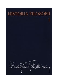 Historia filozofii, Tom 1