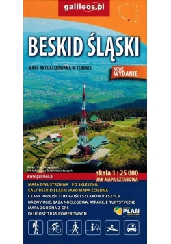 Mapa sztabowa - Beskid Śląski 1:25 000 w.2018