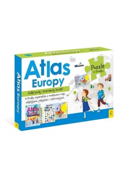 Atlas Europy Atlas Plakat z mapą