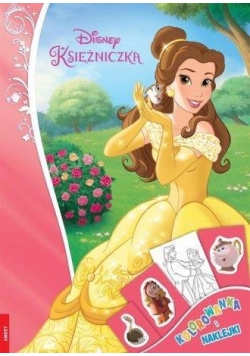 Kolorowanka i naklejki. Disney Księżniczka
