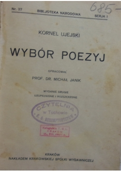 Wybór poezyj , 1924r.