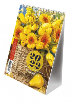 Kalendarz 2022 pionowy B6 ze spiralką T-103-03