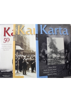 Karta kwartalnik historyczny nr od 48 do 50