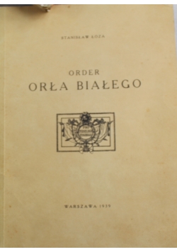 Order Orła Białego 1939