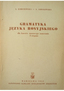 Gramatyka języka rosyjskiego