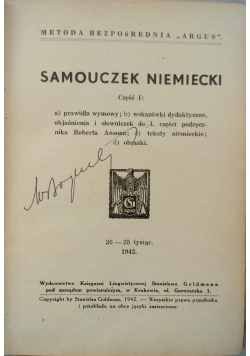 Samouczek Niemiecki, część 1, 1942 r.
