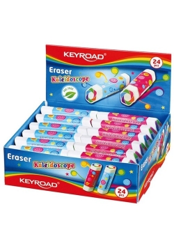 Gumka uniwersalna KEYROAD Kaleidoscope Display 24 sztuki mix