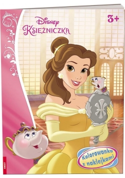 Kolorowanka z naklejkami. Disney Księżniczka