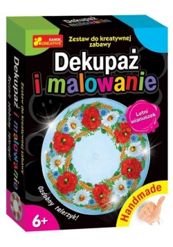 Handmade - Dekupaż i malowanie. Letni wianuszek