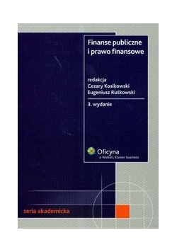 Finanse publiczne i prawo finansowe