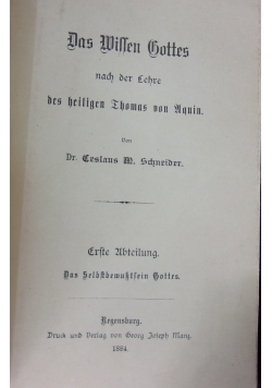 Das Willen Gattes, 1884r.