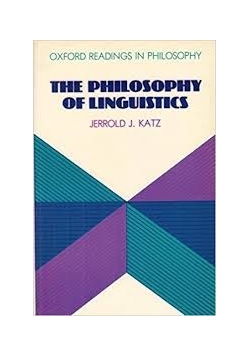The philosophy of linguistics