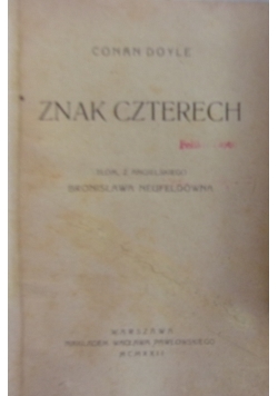 Znak czterech, 1922 r.
