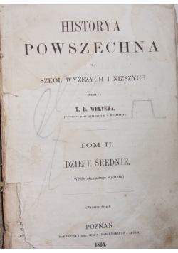 Historya polska, Tom II, 1863r.