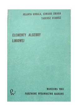 Elementy algebry liniowej