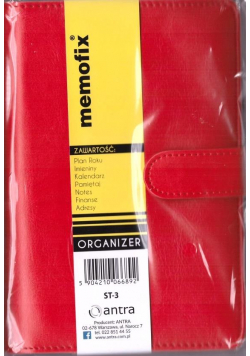 Organizer Memofix ST-3 czerwony