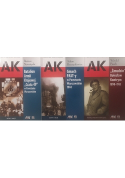 Biblioteka Armii Krajowej zestaw 3 książek