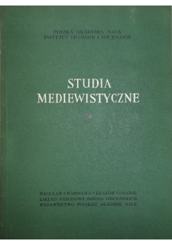 Studia mediewistyczne 14