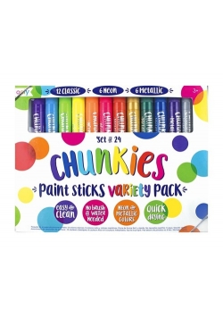 Farba w kredce 24 kolory Chunkies Paint Sticks.