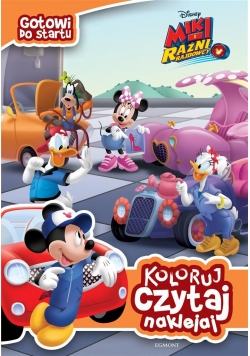 Koloruj, czytaj, naklejaj. Miki i Raźni Rajdowcy.