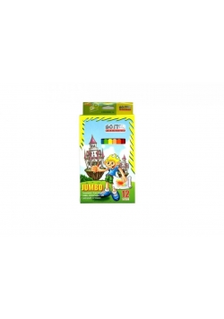 Kredki jumbo 12 kolorów NOSTER