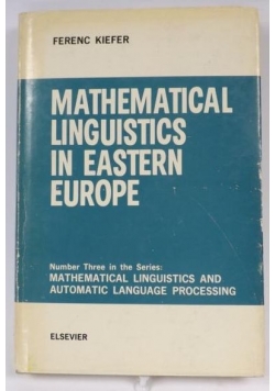 Mathematical Linguistics in Eastern Europe